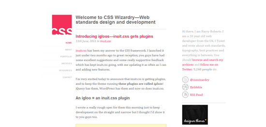 CSS wizardry desktop version