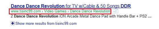 Display your breadcrumb in Google SERPs