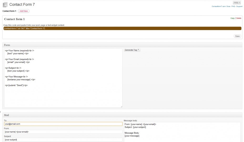 Contact Form 7