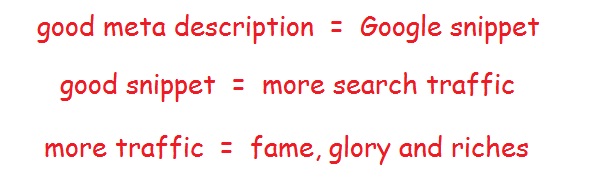 Using the meta description tag in WordPress