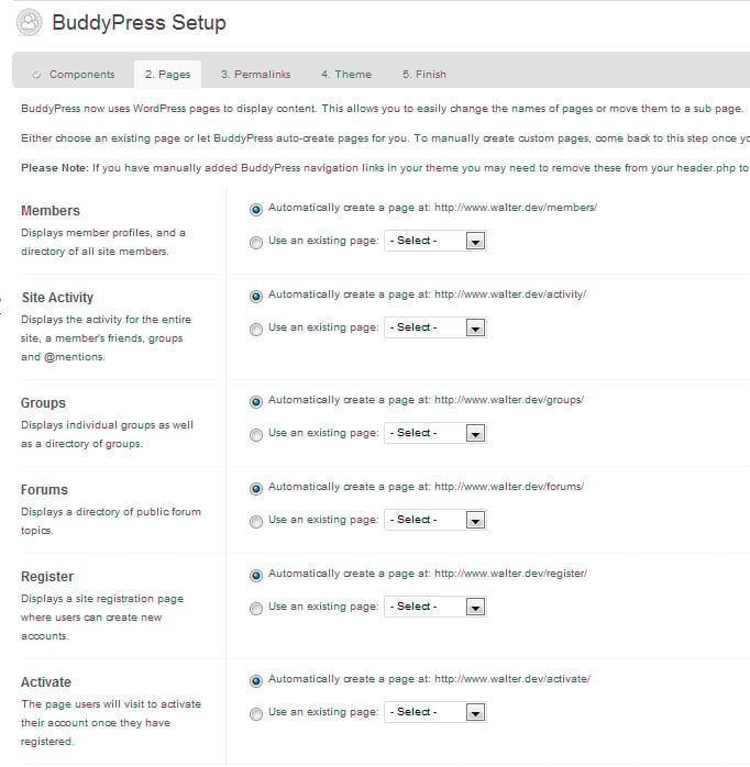 bp-pages-setup Post image