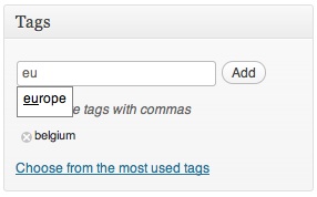 Tag Prefill