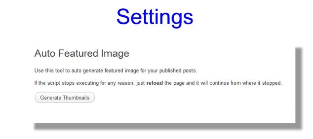 settings Post image
