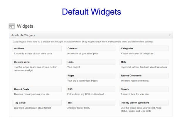 default-widgets Post image