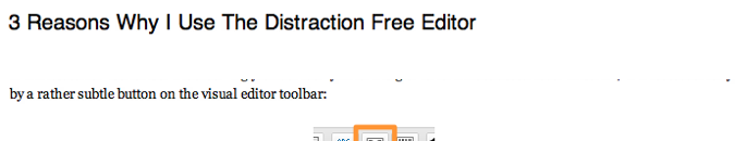 Distraction Free Editor Distraction Free Editor