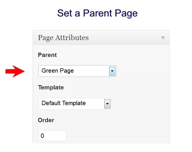 set-parent-page Post image
