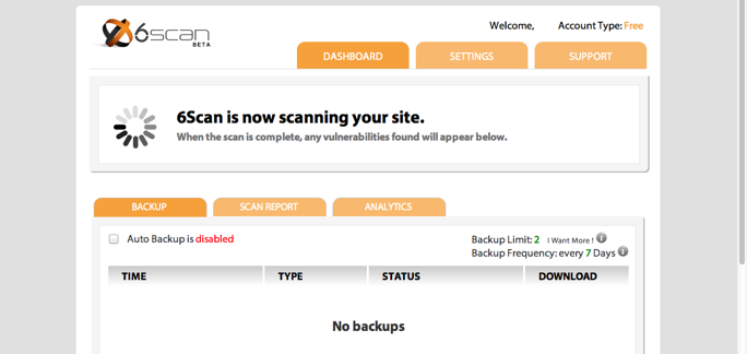 6Scan Backup 6Scan Backup