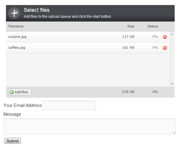 front-end-upload Post image