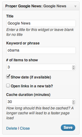 Proper Widget Proper Widget