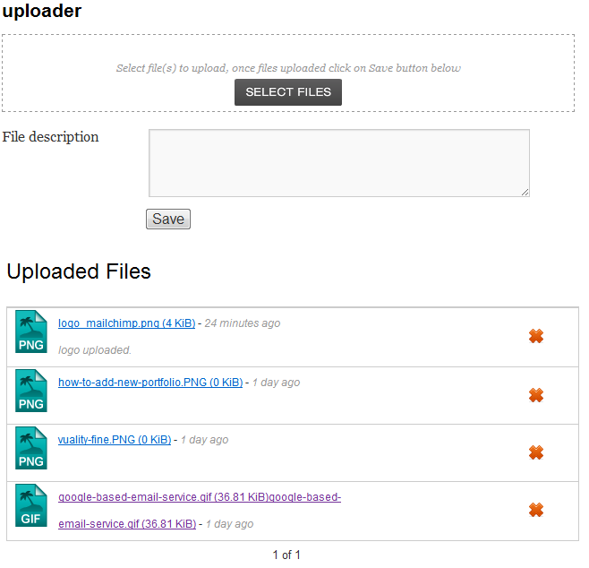uploader Post image