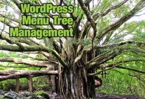 WordPress Menu Tree Management-Photo of wildly-branching tree representing a complex menu setup