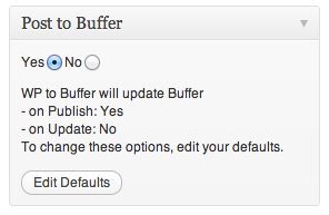 WP to Buffer