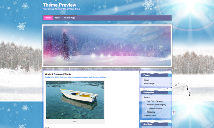winter-wordpress-theme Winter WordPress theme