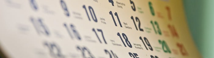 Calendars and events