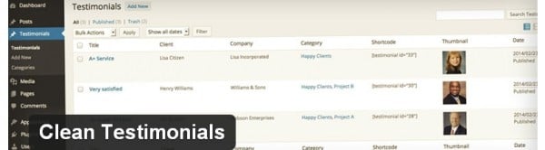 Clean Testimonials image