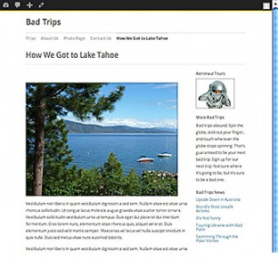 Page looks good on screen.