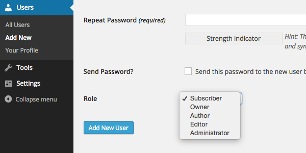 Contributor to owner