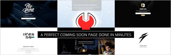 Minimal Coming Soon & Maintenance Mode image