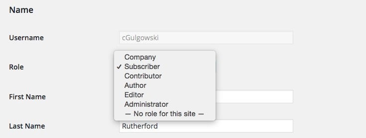 Our New Company Role