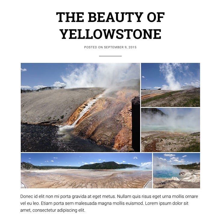 Yuuta - Free WordPress theme