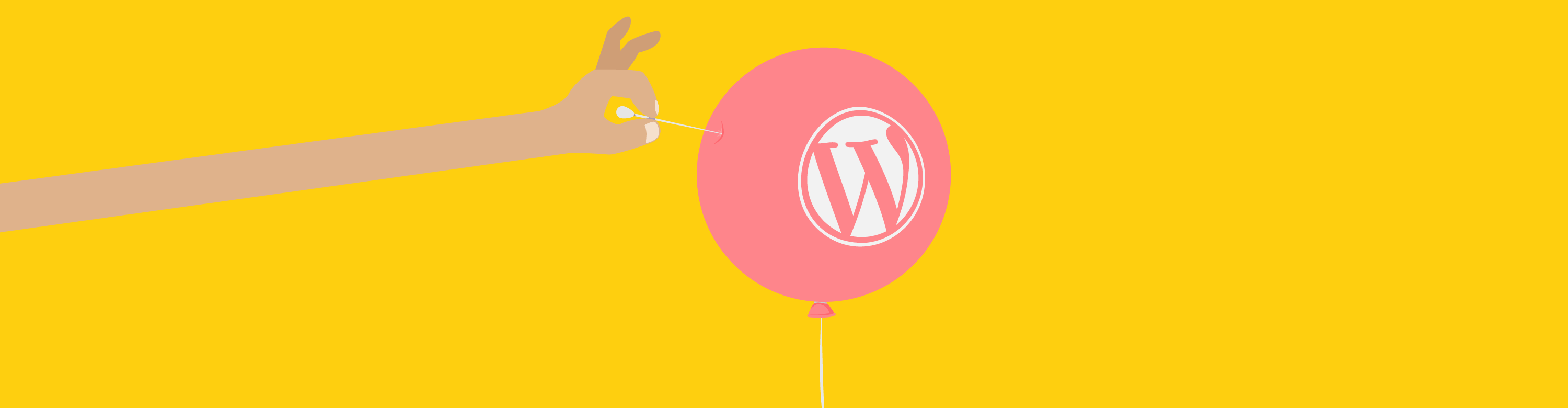 Pop WordPress balloon