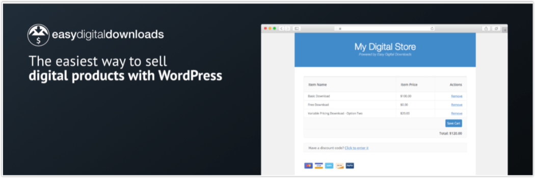 easy digital downloads banner