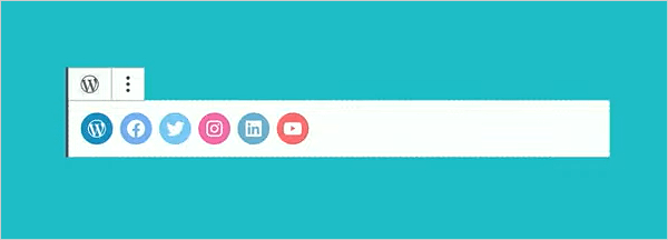 Gutenberg Social Icons Block.