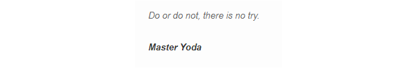 Example of quote using Gutenberg and quote format in Origami