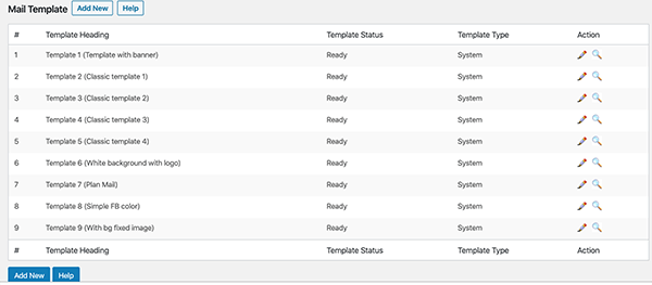 Gogiplus email templates.