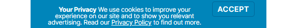 Screenshot of a sample cookie message