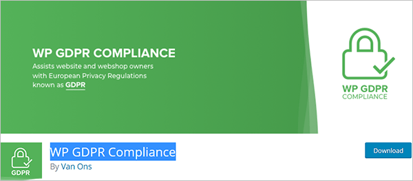 WP GDPR Compliance