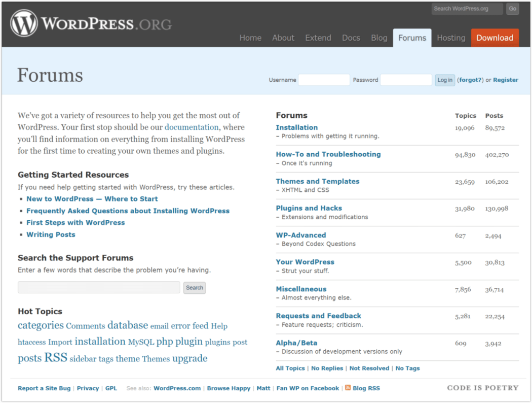 2008 Forums