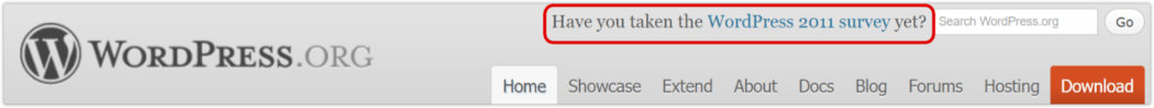 2011 Survey Header