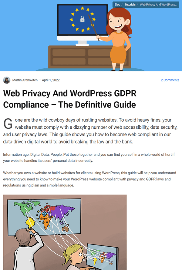 WordPress GDPR Compliance