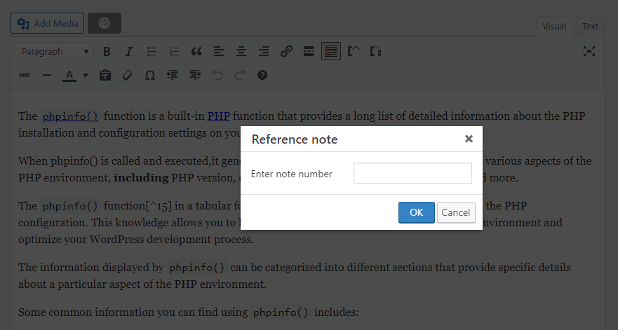 Blank Footnotes