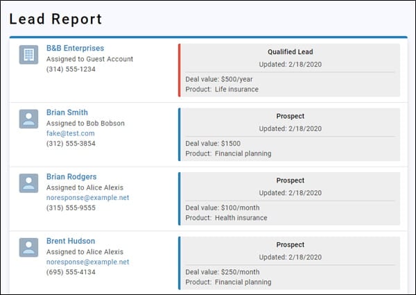 Less Annoying CRM lets businesses manage contacts and track leads from their WordPress dashboard.