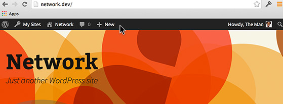 The 'Toolbar' is stacked with useful tools, quick access to some of the most used WordPress features and basic user settings and information.