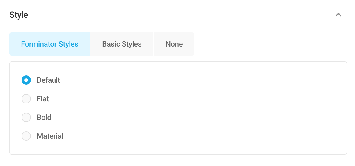 Forminator styles