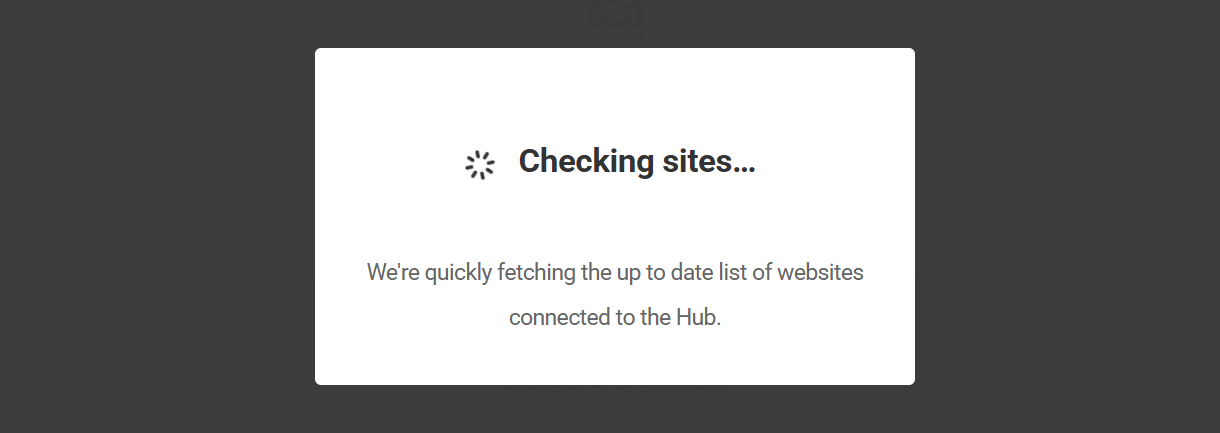Shipper checking connected sites for migration